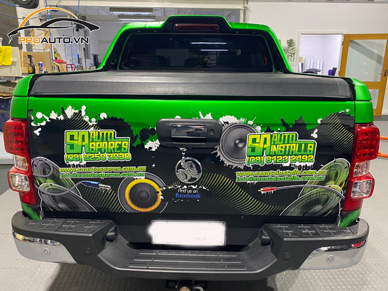 Wrap đổi màu xe Chevrolet Colorado
