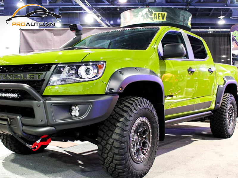 Bảng giá dán wrap đổi màu xe Chevrolet Colorado