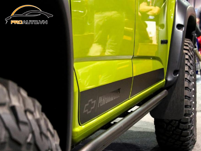 Dán wrap đổi màu xe Chevrolet Colorado