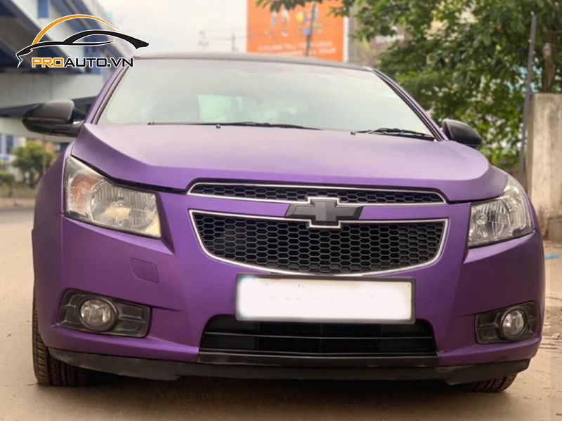 Dán wrap đổi màu Chevrolet Cruze