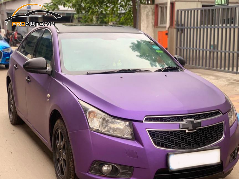 Dán wrap đổi màu Chevrolet Cruze