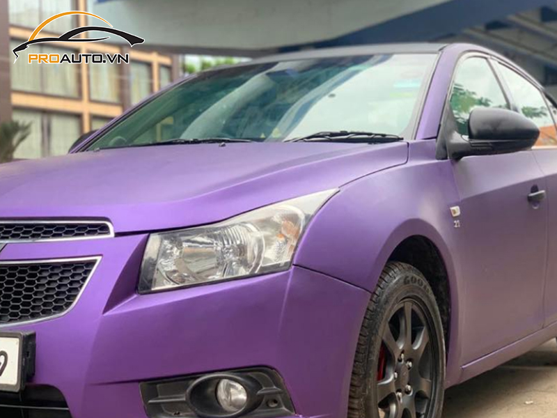 Dán wrap đổi màu Chevrolet Cruze