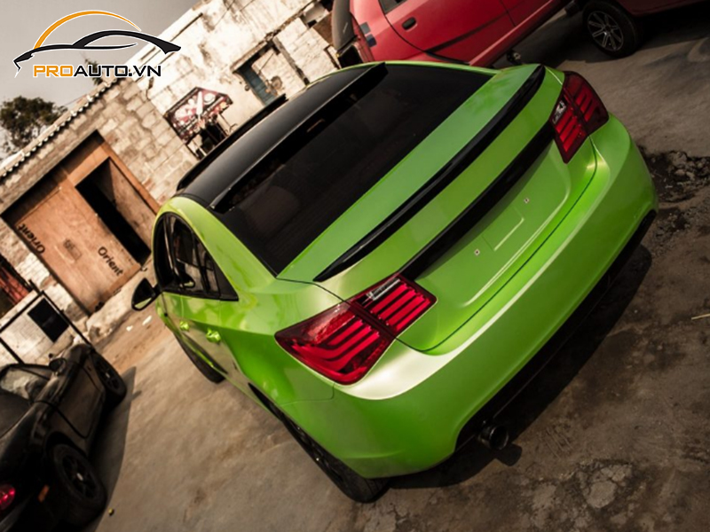 Bảng giá dán wrap đổi màu xe Chevrolet Cruze