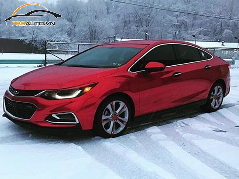 Dán wrap đổi màu cho xe Chevrolet Cruze
