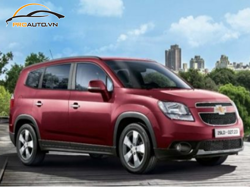 Dán wrap đổi màu xe Chevrolet Orlando