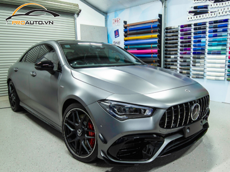 Dán wrap đổi màu Mercedes CLA
