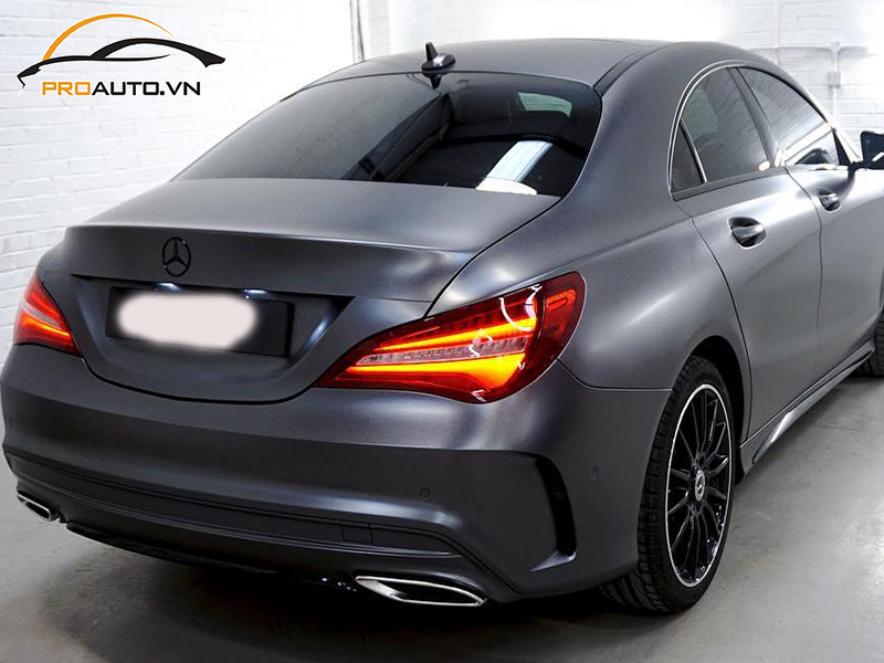 Dán wrap đổi màu xe Mercedes CLA