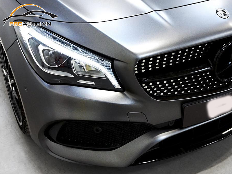 Bảng giá dán wrap đổi màu xe Mercedes CLA