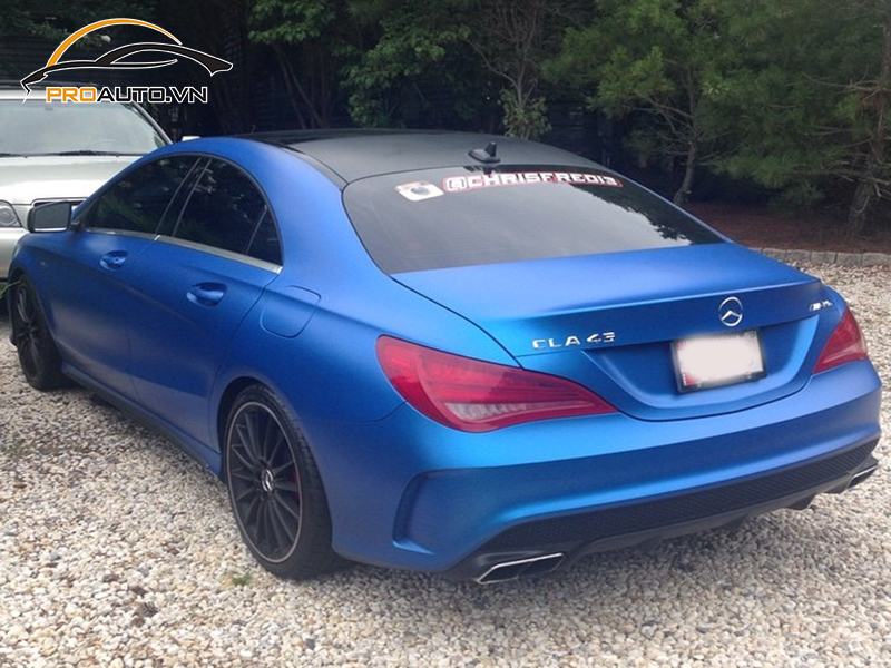 Wrap Đổi Màu Xe Mercedes CLA - Ảnh 4