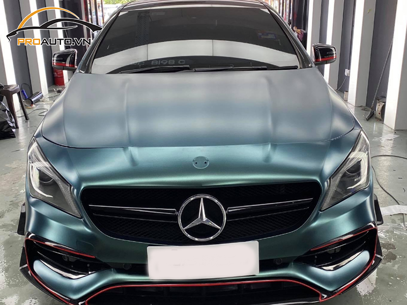 Dán wrap đổi màu cho xe Mercedes CLA