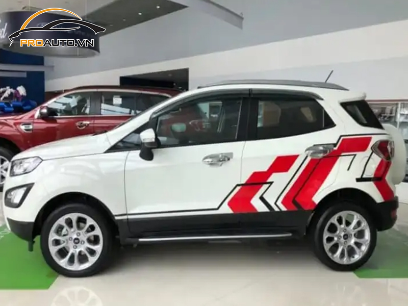 Dán wrap đổi màu xe Ford Ecosport