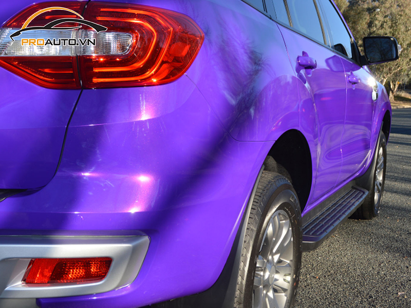 Dán wrap đổi màu Ford Everest