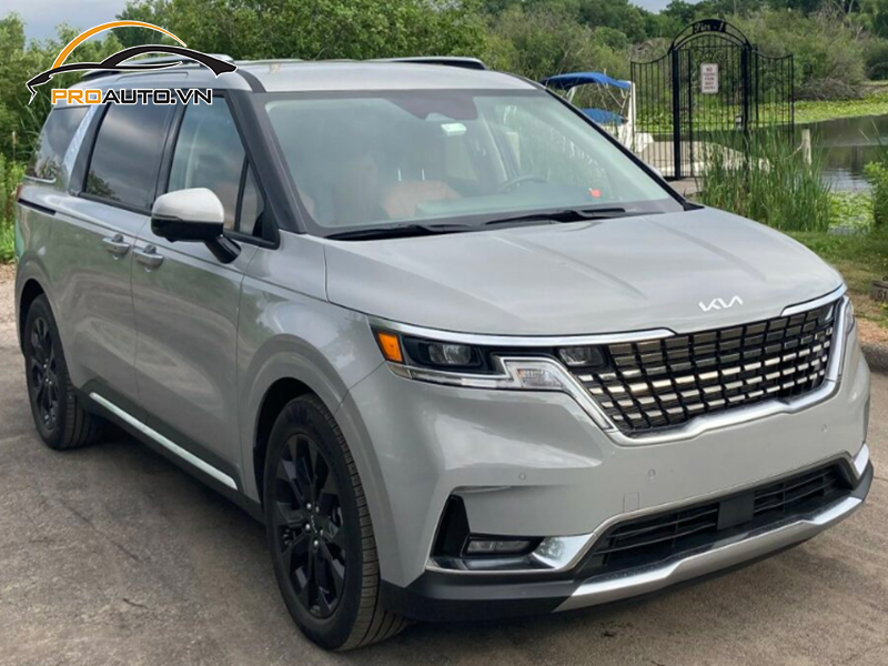 Dán wrap đổi màu xe Kia Carnival