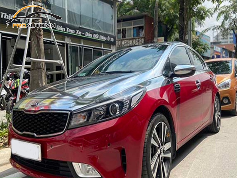 Dán wrap đổi màu Kia Cerato
