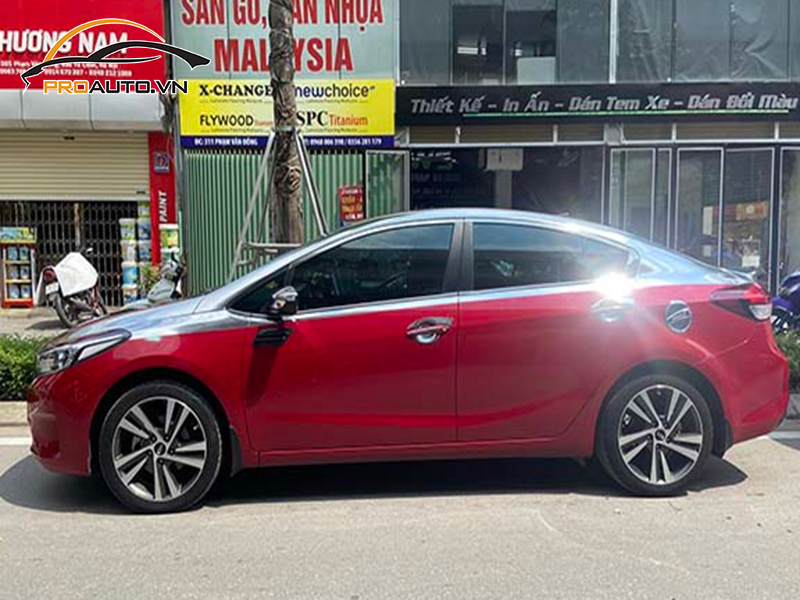 Dán wrap đổi màu Kia Cerato