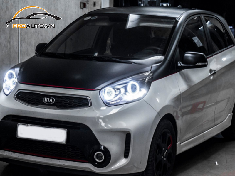 Wrap Đổi Màu Xe Kia Morning - Ảnh 4