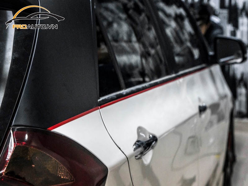 Dán wrap đổi màu xe Kia Morning