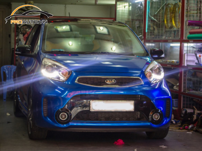 Wrap Đổi Màu Xe Kia Morning - Ảnh 5