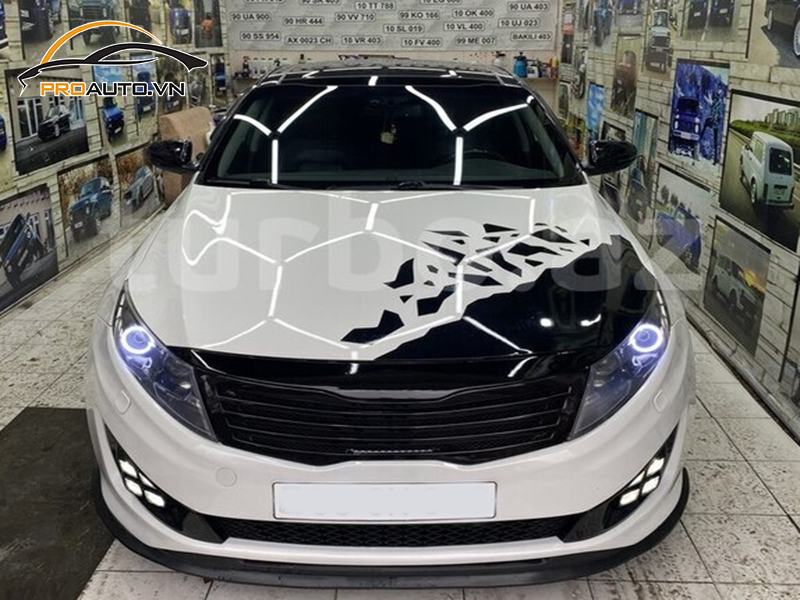 Dán wrap đổi màu xe Kia Optima