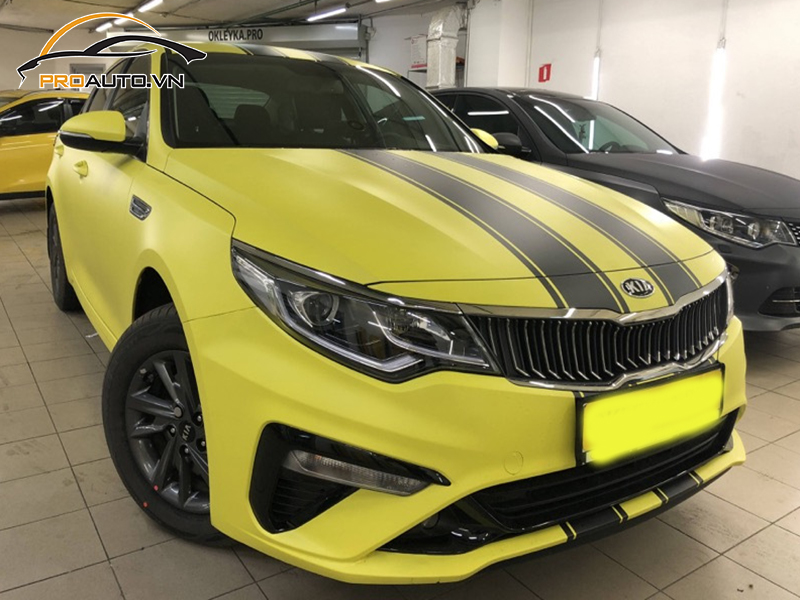 Dán wrap đổi màu Kia Optima