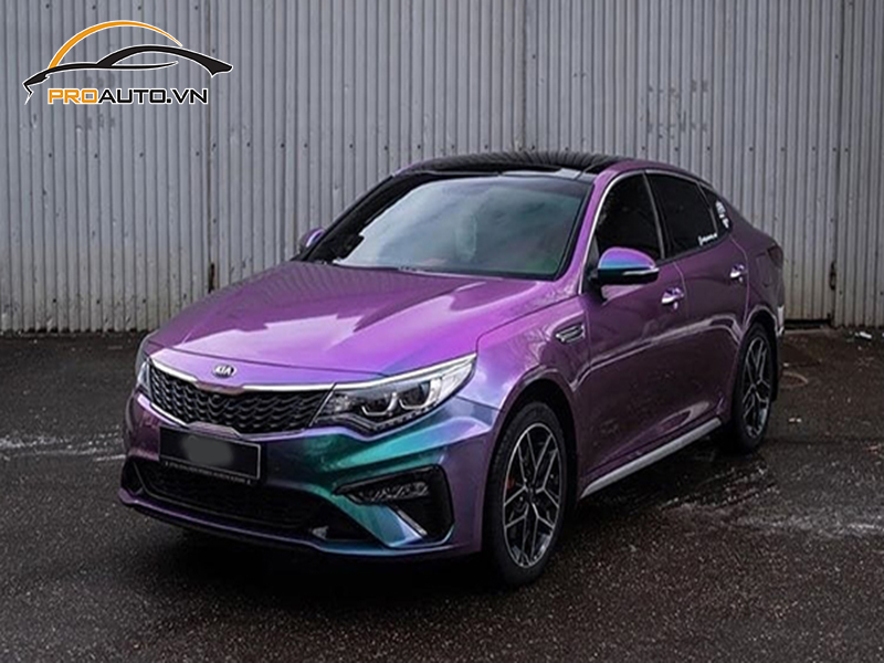 Dán wrap đổi màu Kia Optima