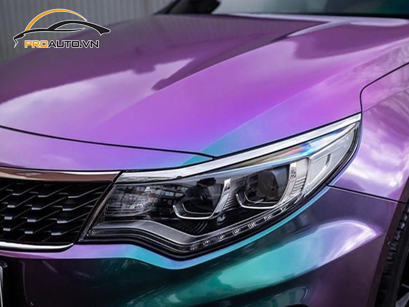 Dán wrap đổi màu xe Kia Optima