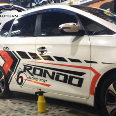 Wrap Đổi Màu Xe Kia Rondo