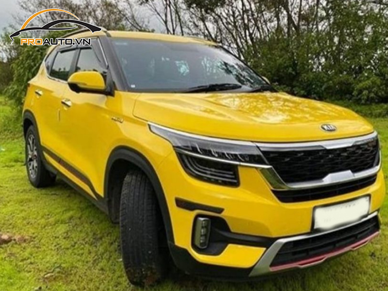 Dán wrap đổi màu xe Kia Seltos