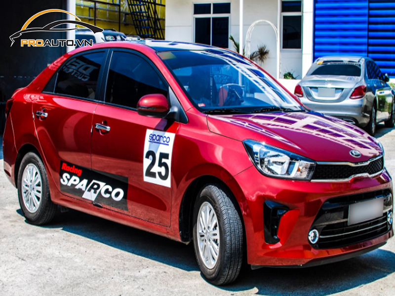 Dán wrap đổi màu xe Kia Soluto