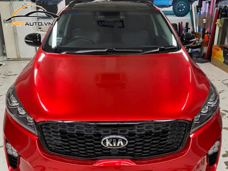 Dán wrap đổi màu Kia Sorento