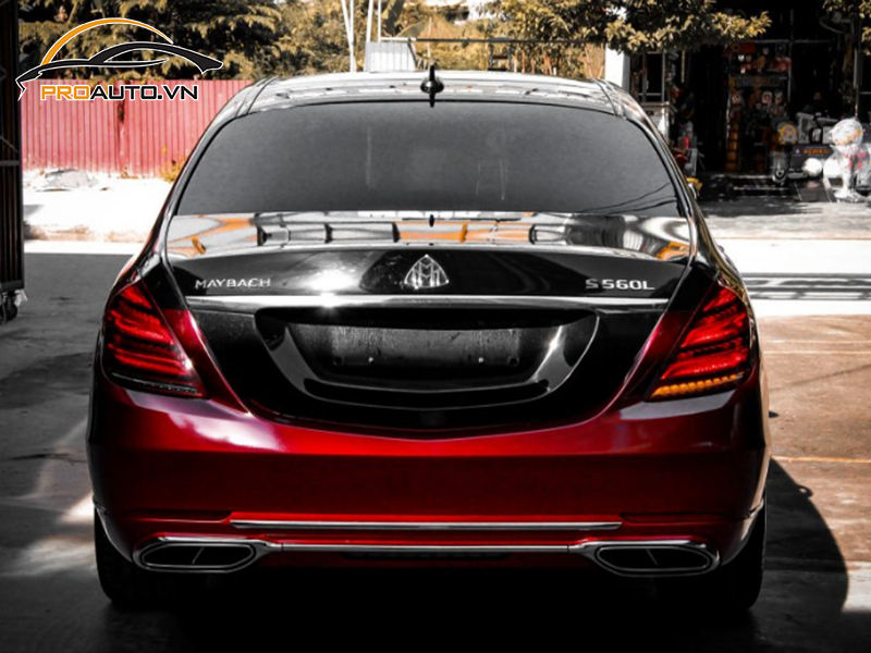 Dán wrap đổi màu Mercedes Maybach
