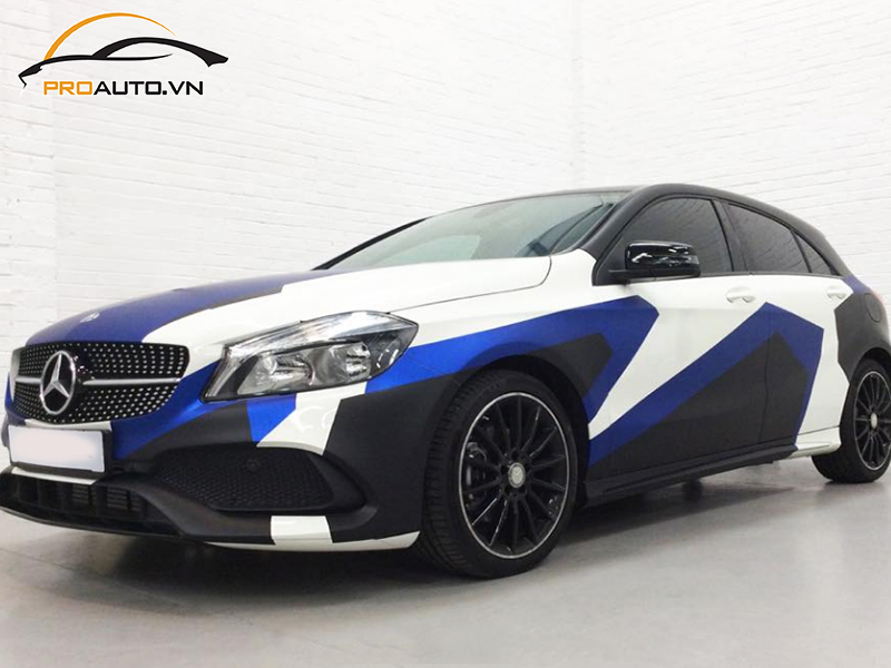 Dán wrap đổi màu Mercedes A-Class