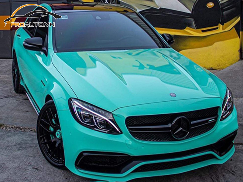 Dán wrap đổi màu Mercedes A-Class
