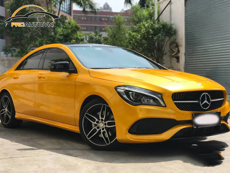 Bảng giá dán wrap đổi màu xe Mercedes A-Class