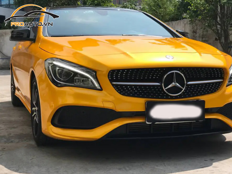 Dán wrap đổi màu xe Mercedes A-Class