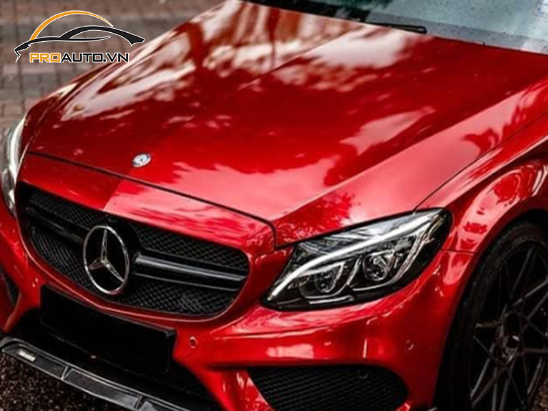 Wrap đổi màu xe Mercedes E-Class