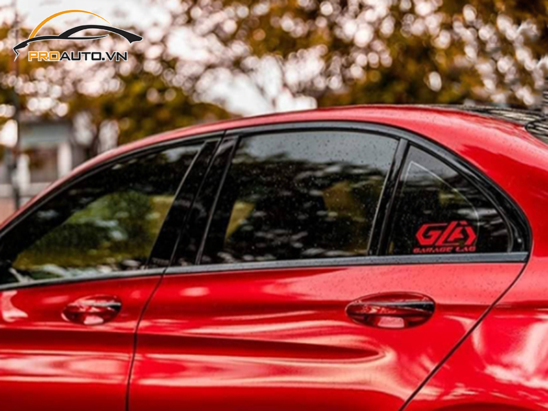 Dán wrap đổi màu xe Mercedes E-Class
