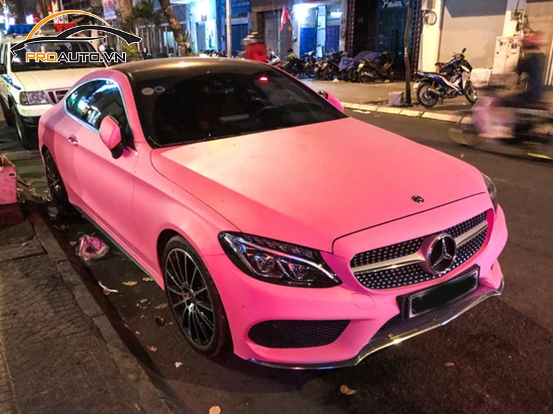 Dán wrap đổi màu Mercedes GLC 300