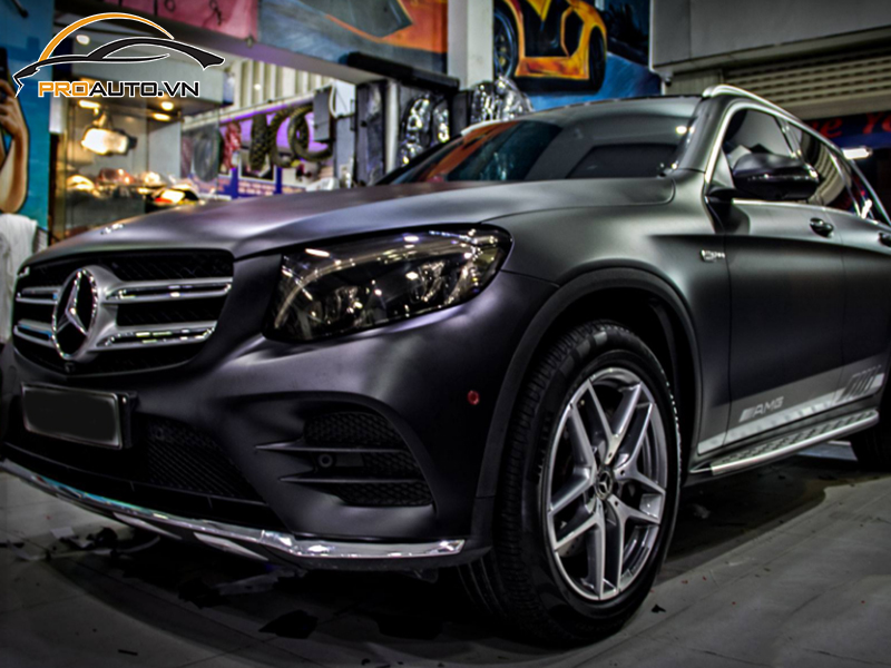 Dán wrap đổi màu xe Mercedes GLC 300