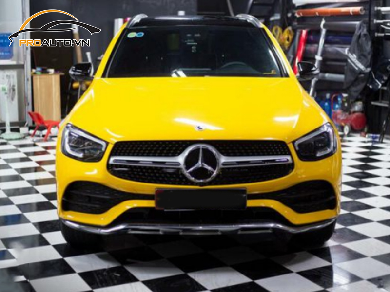Dán wrap đổi màu xe Mercedes GLC 300
