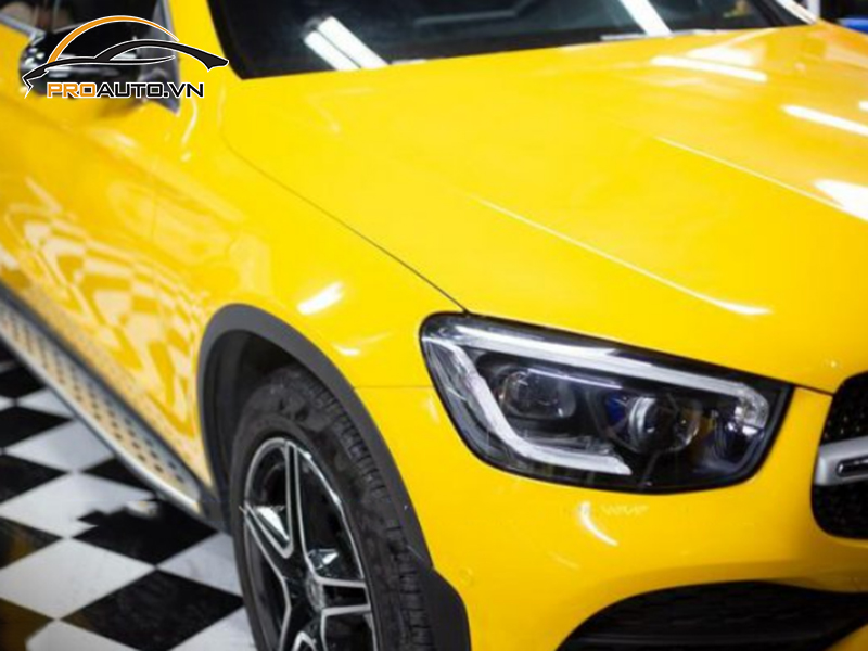 Dán wrap đổi màu xe Mercedes GLC 300