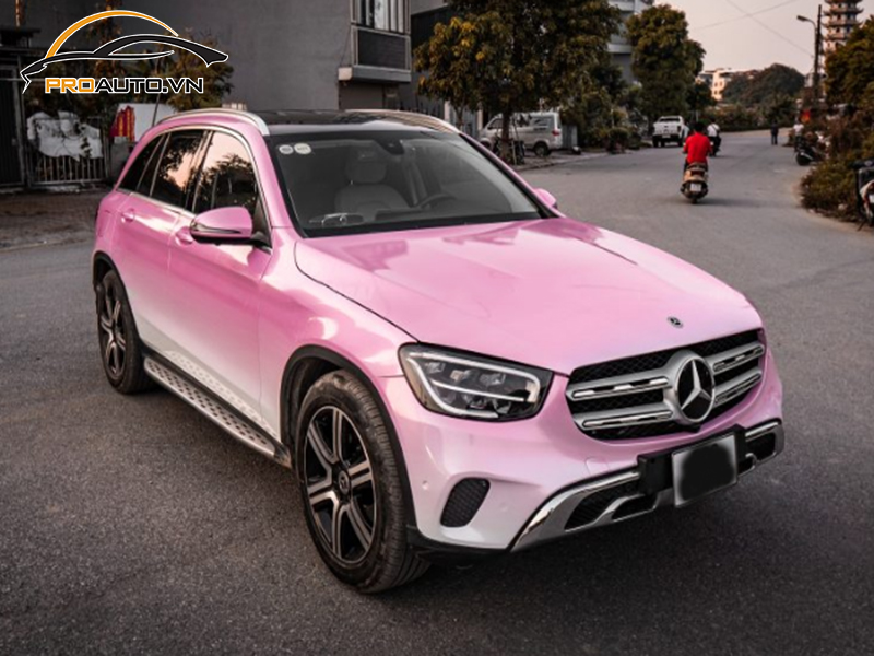 Dán wrap đổi màu cho xe Mercedes GLC 300