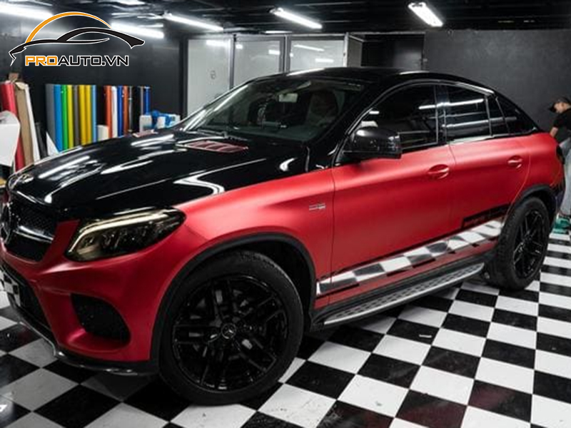 Wrap đổi màu xe Mercedes GLE
