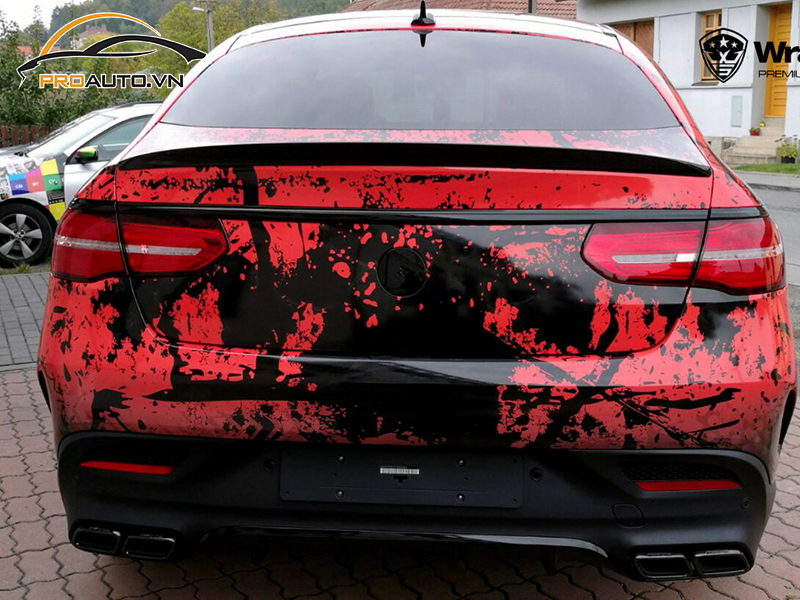 Dán wrap đổi màu Mercedes GLE