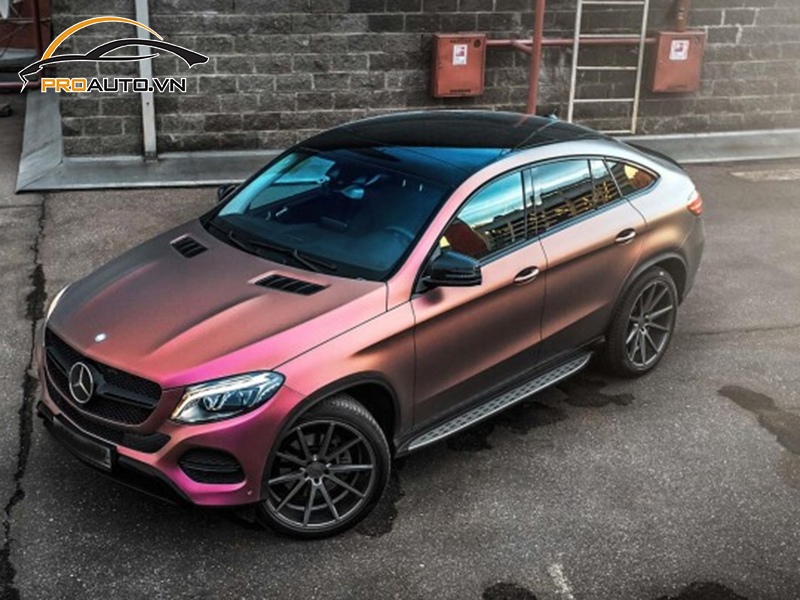 Dán wrap đổi màu xe Mercedes GLE