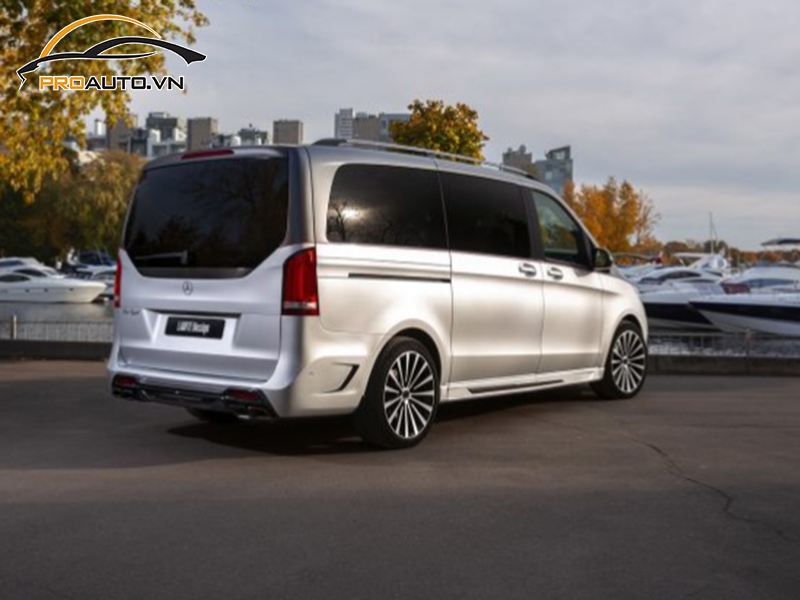 Dán wrap đổi màu Mercedes V-Class