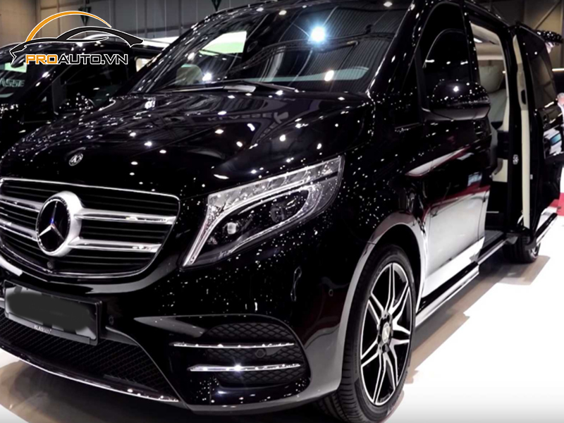 Dán wrap đổi màu cho xe Mercedes V-Class