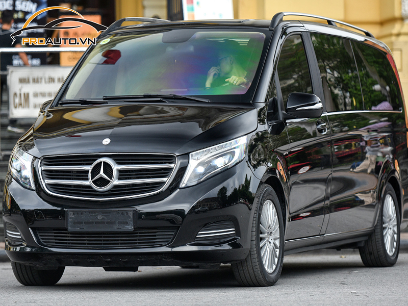 Bảng giá dán wrap đổi màu xe Mercedes V250