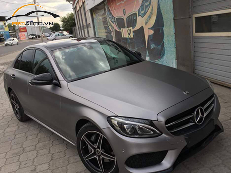 Dán wrap đổi màu Mercedes S-Class