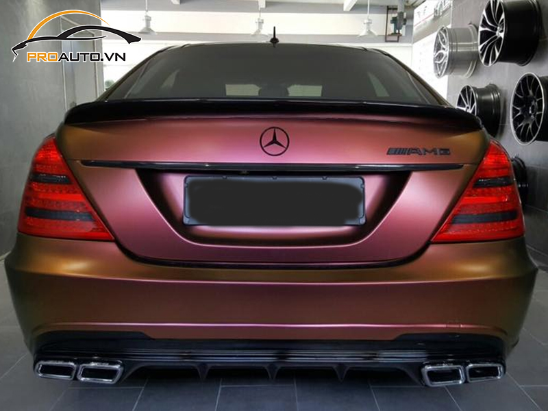 Dán wrap đổi màu Mercedes S-Class